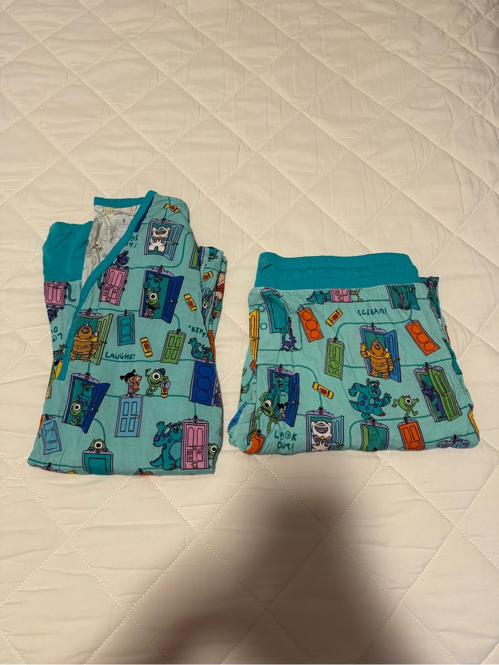 Women’s little sleepies Disney Pixar monsters inc pajamas
